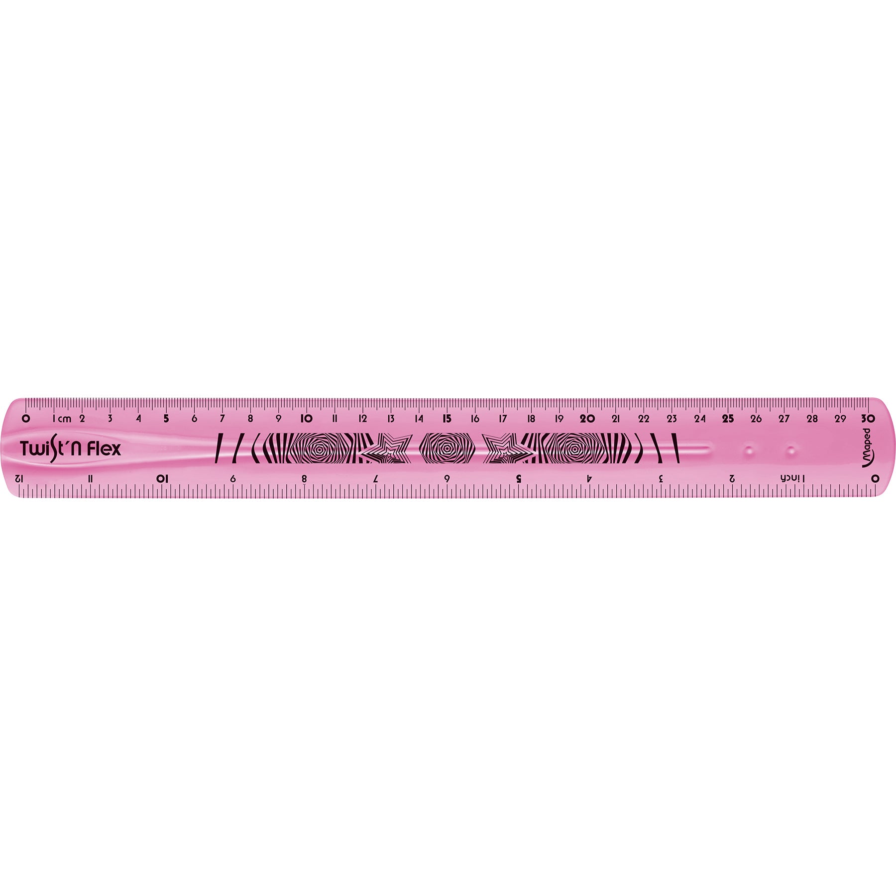 Twist'n Flex Ruler, 12" / 30cm, Pack of 20