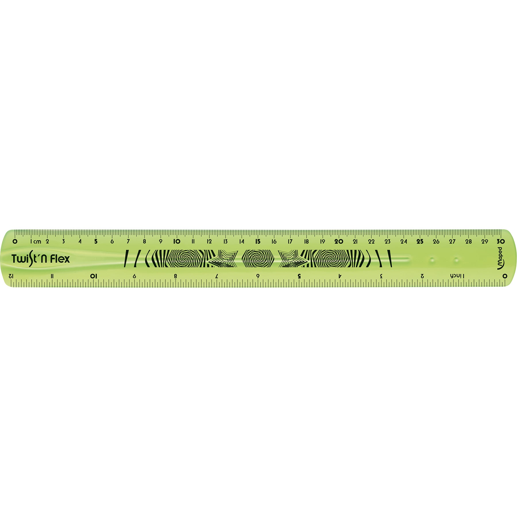 Twist'n Flex Ruler, 12" / 30cm, Pack of 20