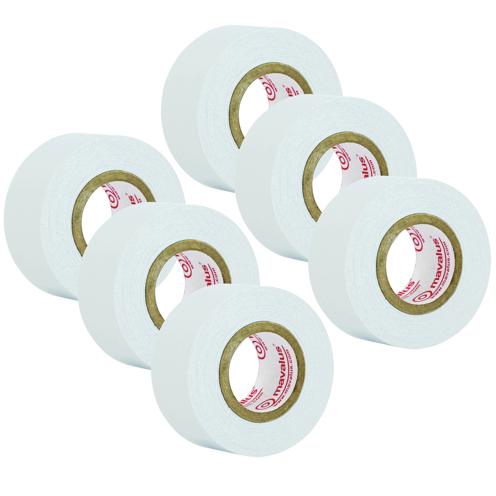 Tape, 1" x 324", White, 6 Rolls