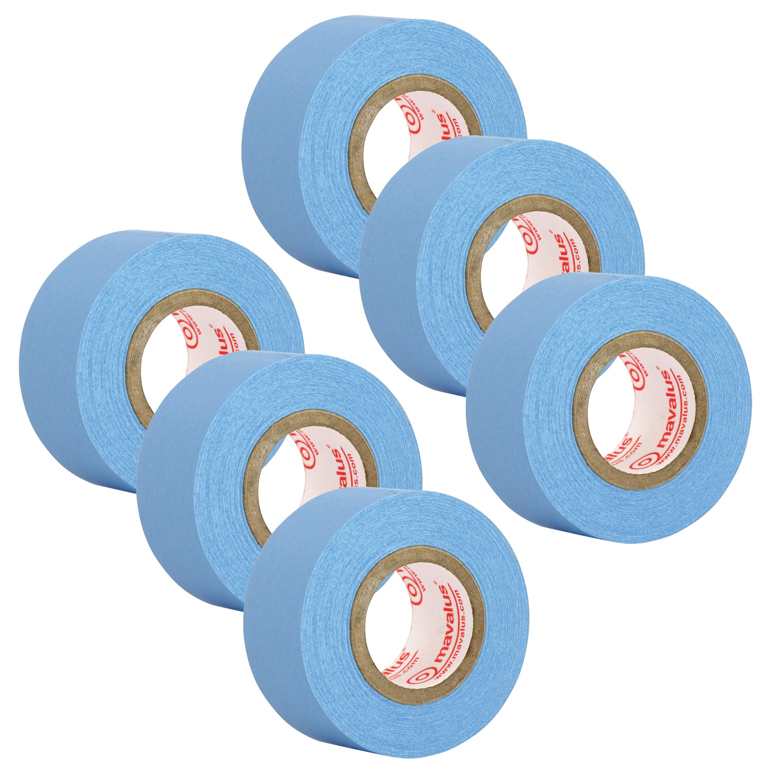 Tape, 1" x 324", Blue, 6 Rolls