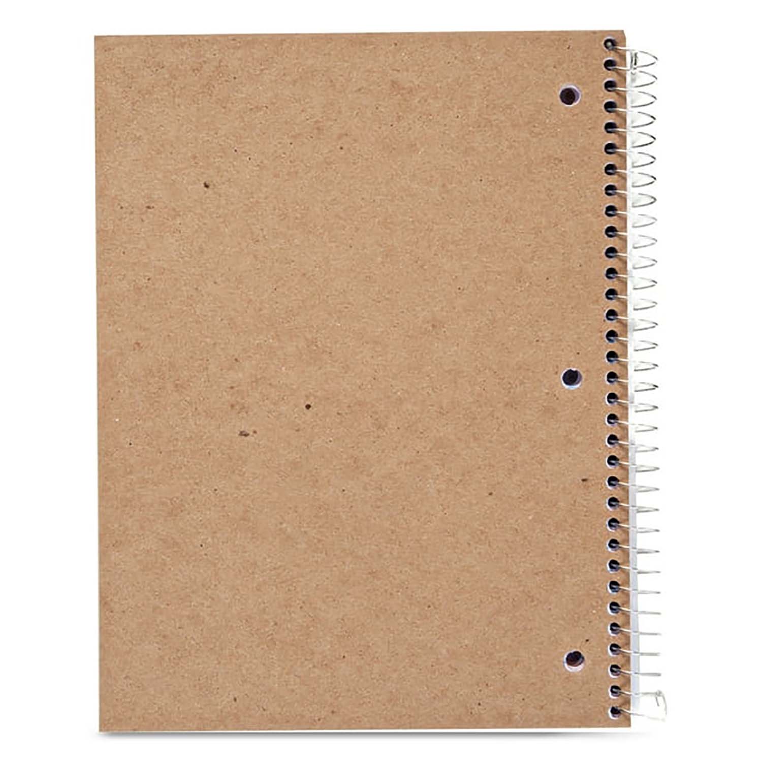 Spiral 5 Subject Notebook, Wide Ruled, 180 Sheets Per Book, Pack of 3