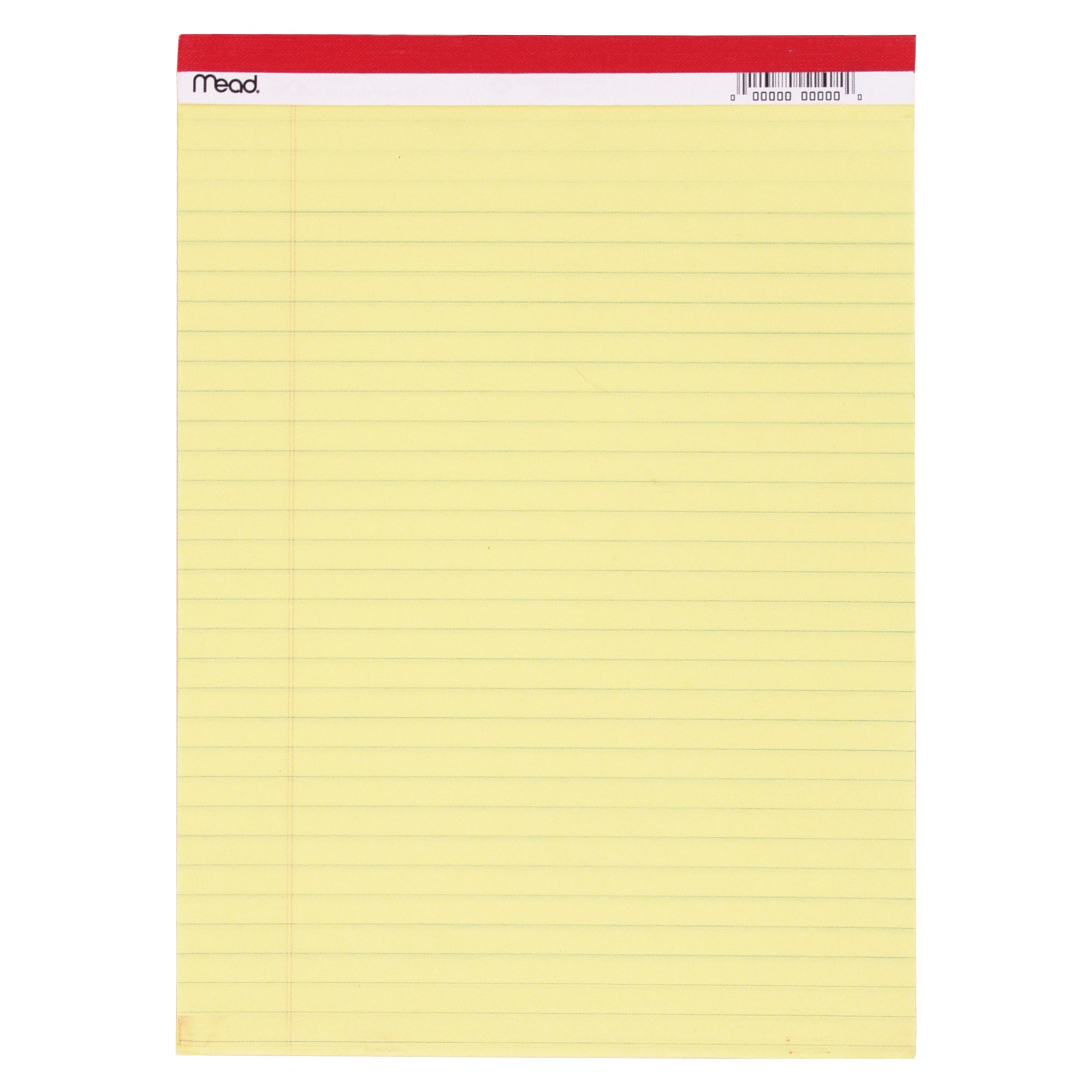 Standard Legal Pad, 8.5" x 11.75", 50 Sheets, 12 Pads