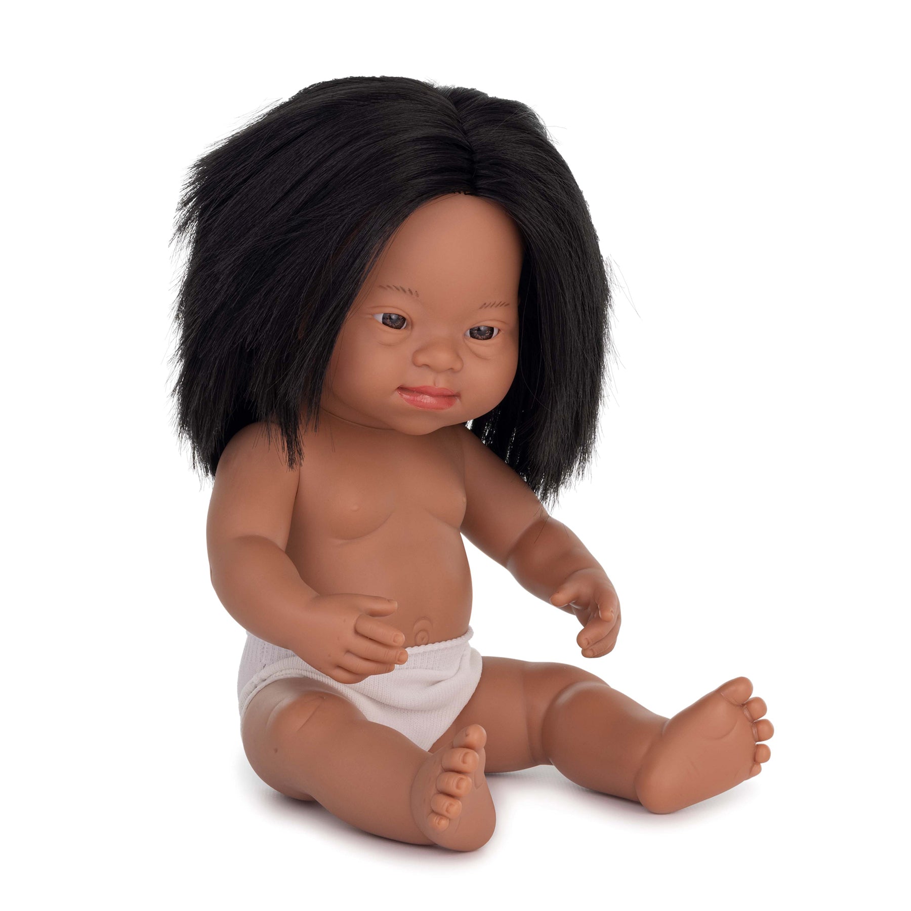 Anatomically Correct 15" Baby Doll, Down Syndrome Hispanic Girl