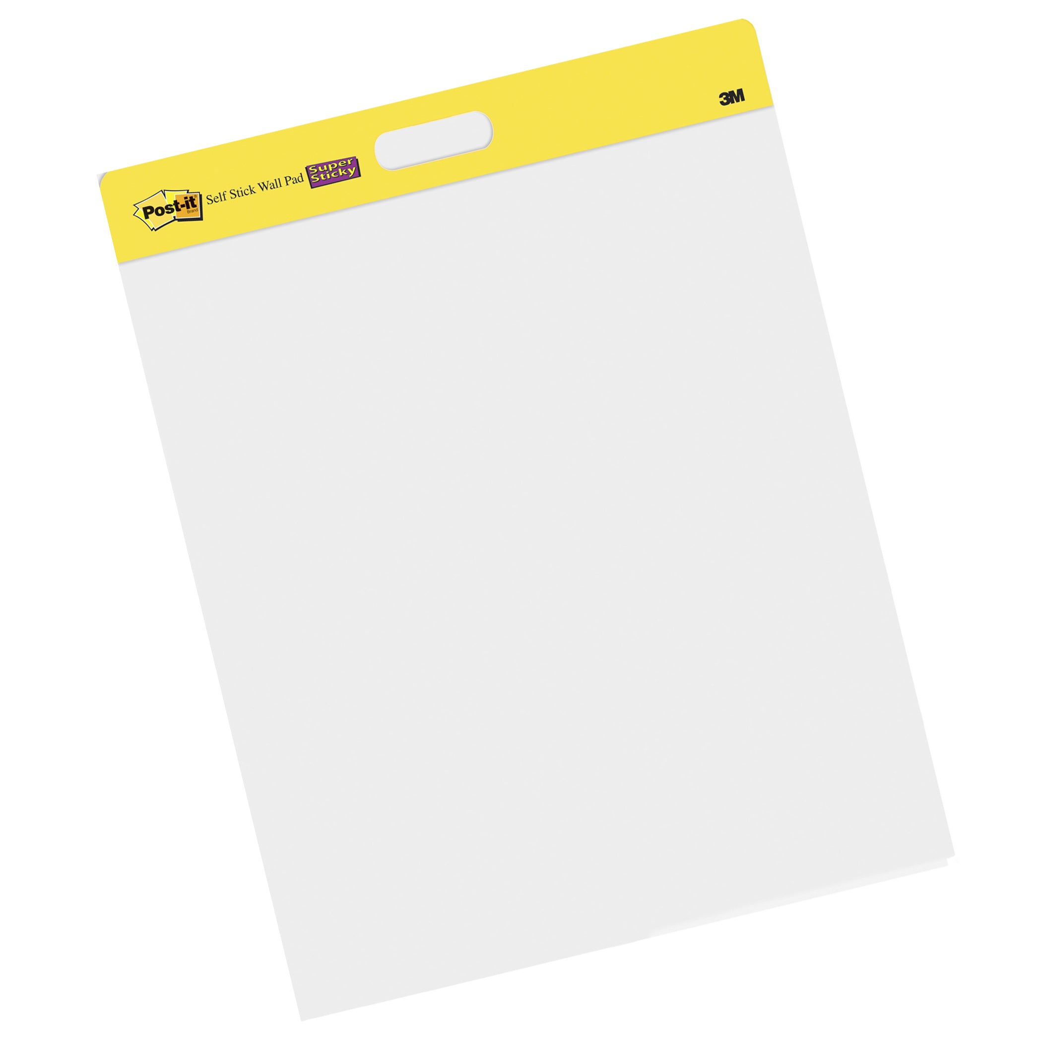 Wall Pad, 20 in x 23 in, White, 20 Sheets/Pad, 2 Pads/Pack, Mounts with Command™ Strips included