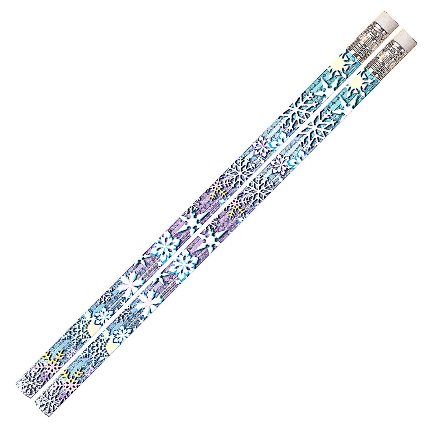 Snowflake Glitters Motivational Pencils, 12 Per Pack, 12 Packs