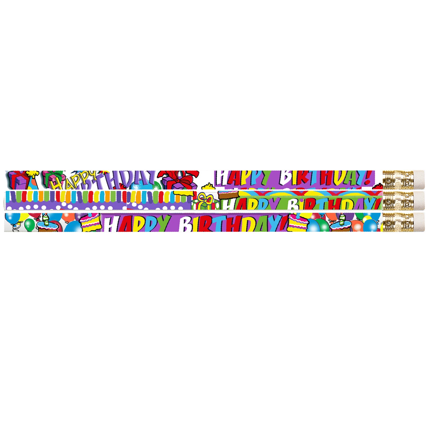 Birthday Supreme Motivational/Fun Pencils, Pack of 144