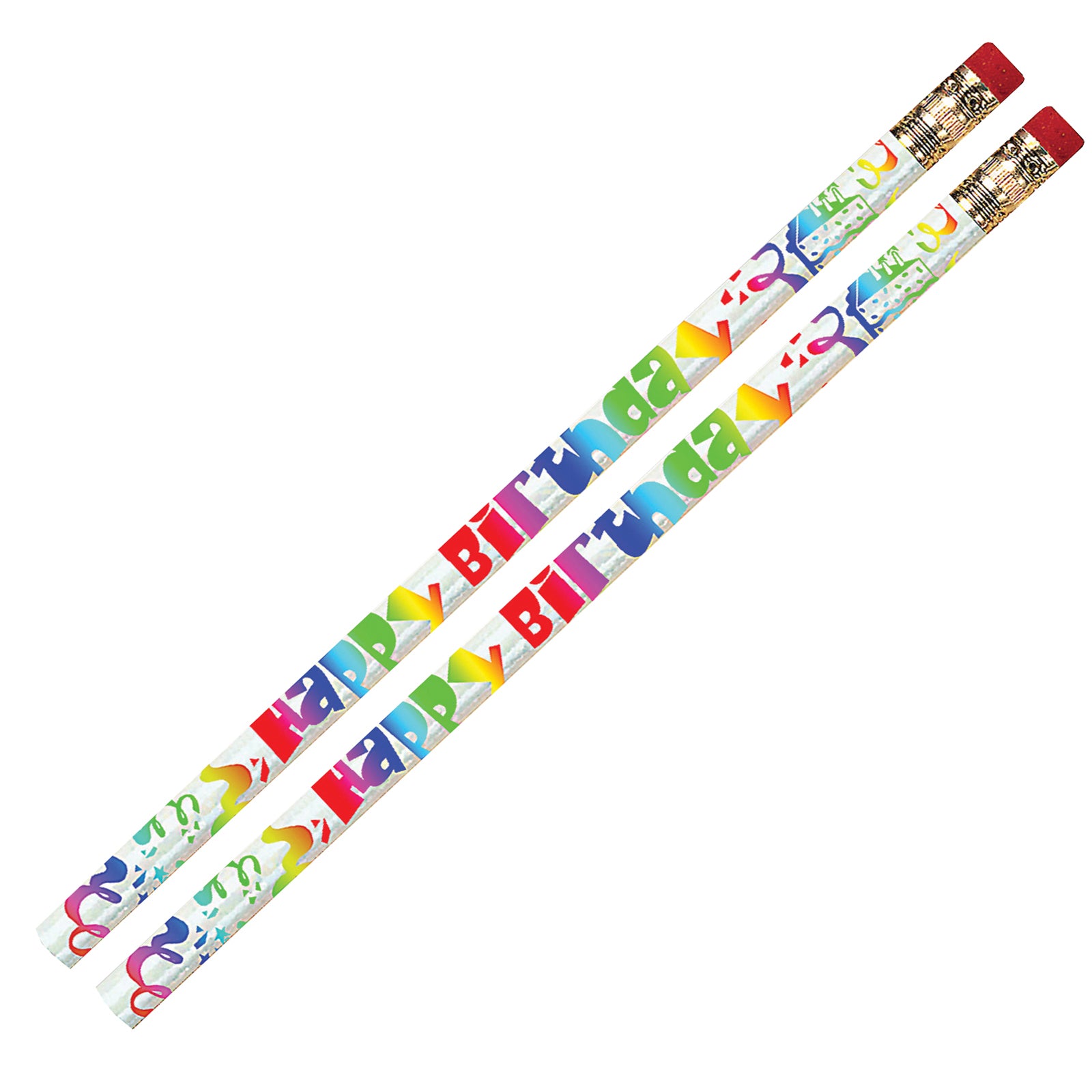 Happy Birthday Fiesta Pencils, 12 Per Pack, 12 Packs