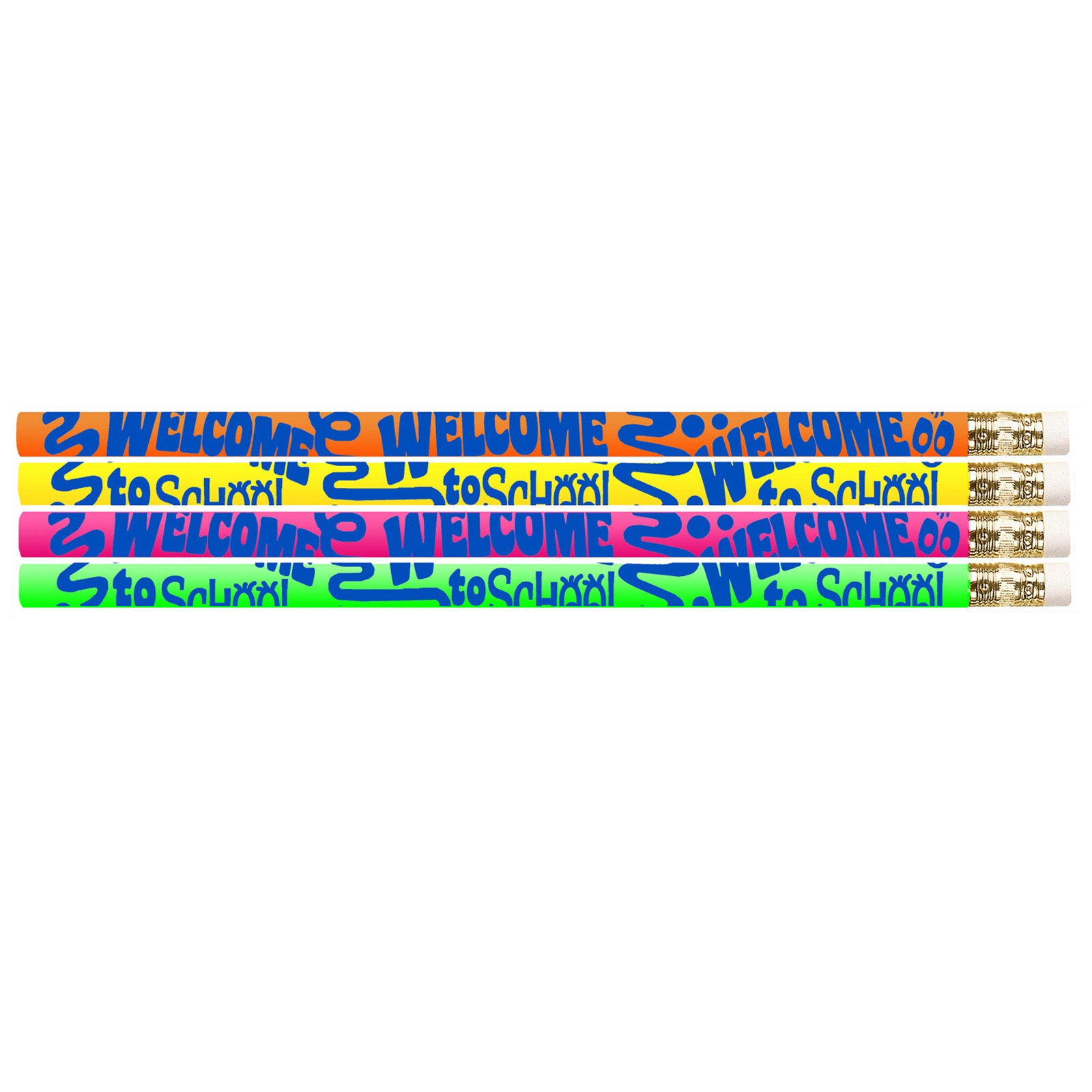 Welcome To School Motivational Pencils, 12 Per Pack, 12 Packs