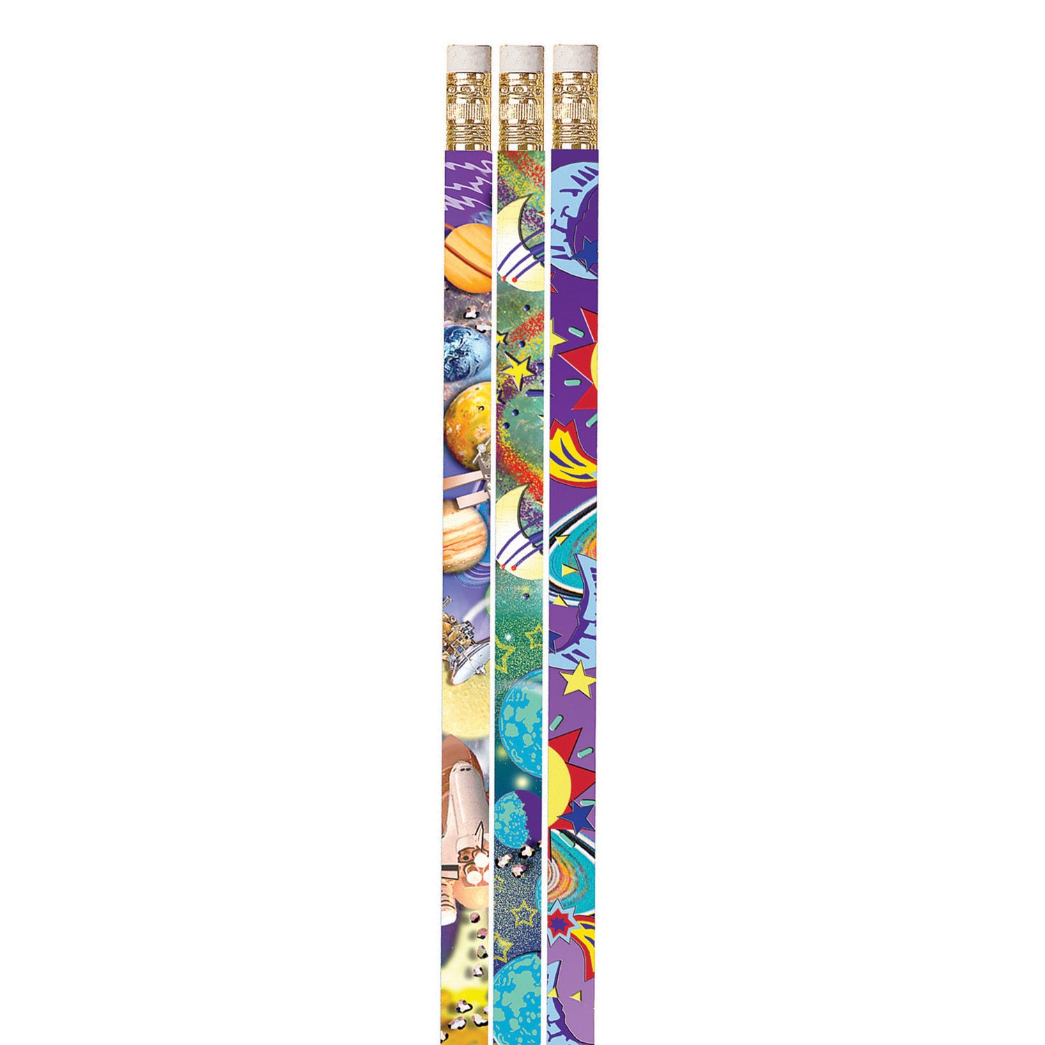 Galaxy Galore Motivational/Fun Pencils, Pack of 144