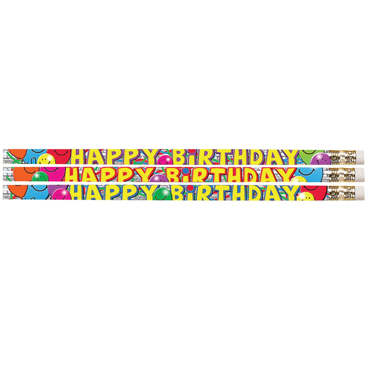 Birthday Bash Motivational/Fun Pencil, Pack of 144