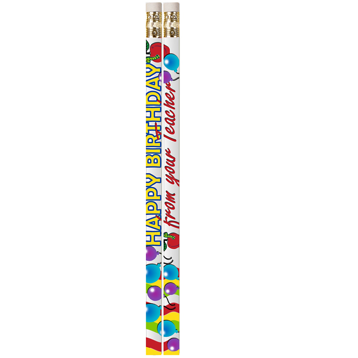 Happy Birthday From Your Teacher Motivational Pencil, Pack of 144