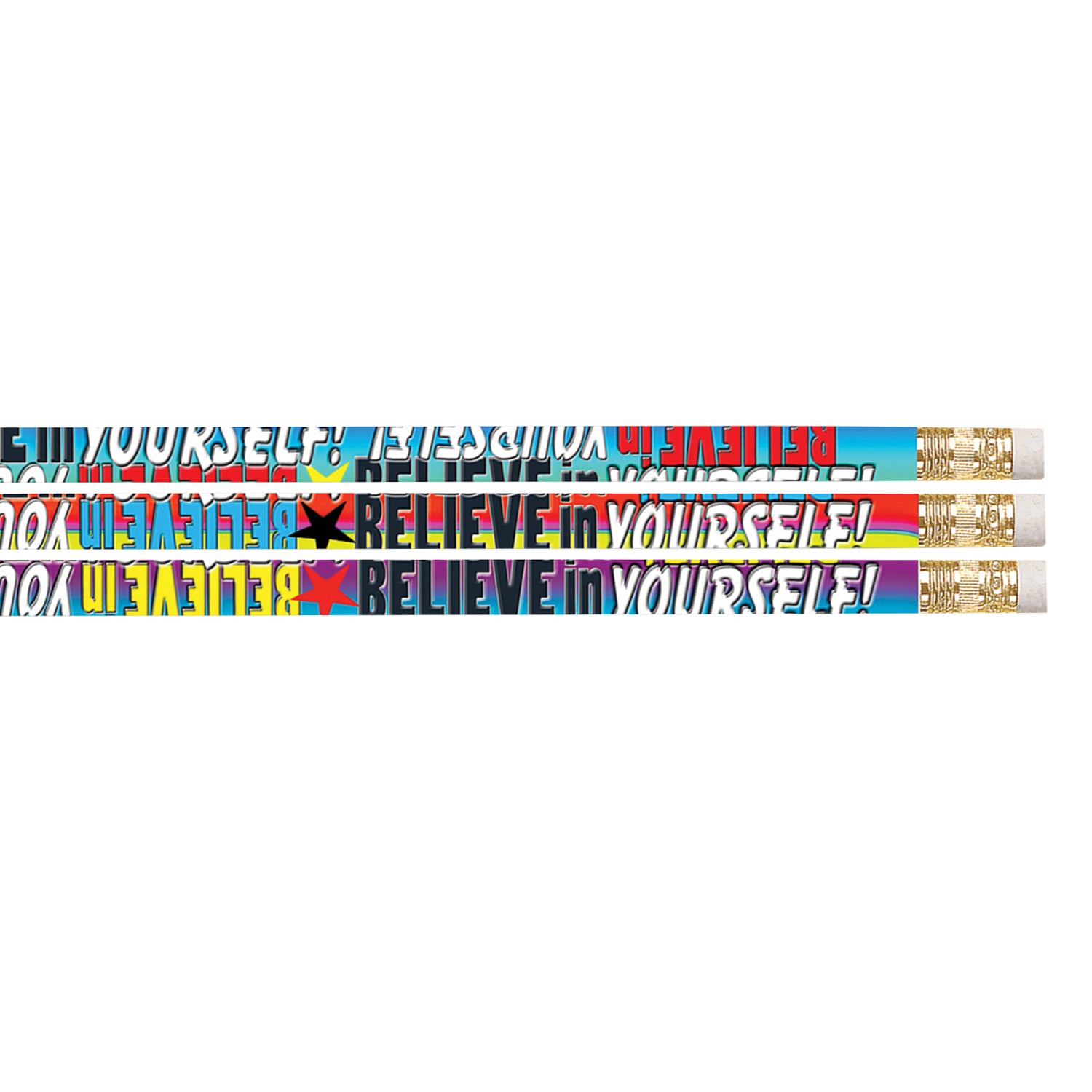 Believe In Yourself Motivational Pencil, Pack of 144