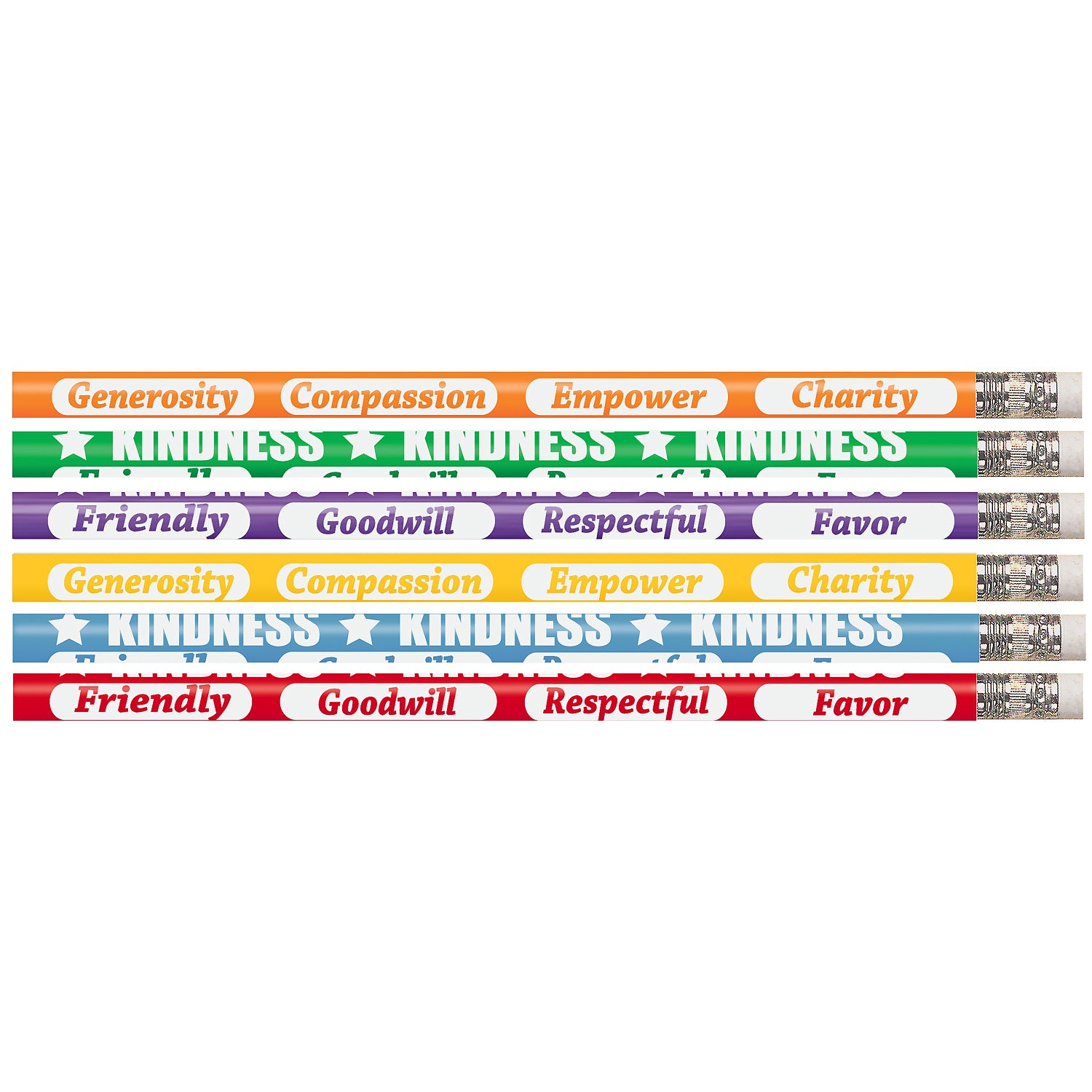 Kindness Kounts Motivational Pencil, 12 Per Pack, 12 Packs