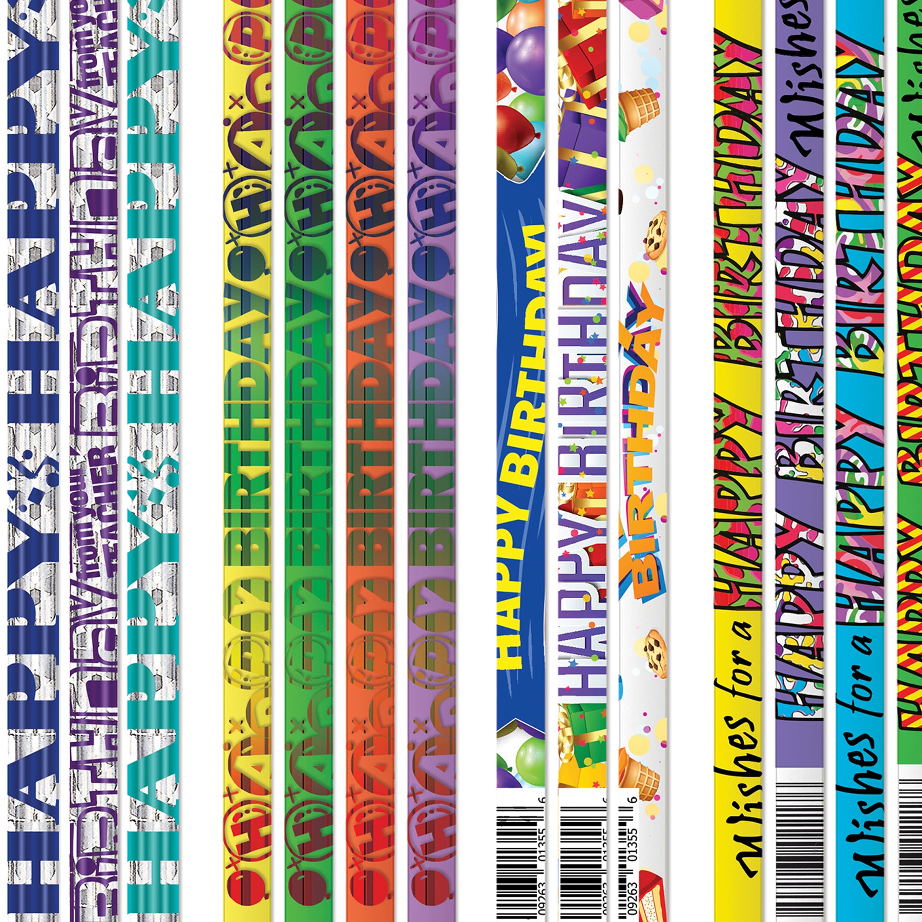 Teacher Birthday Pencils Assortment, Pack of 144