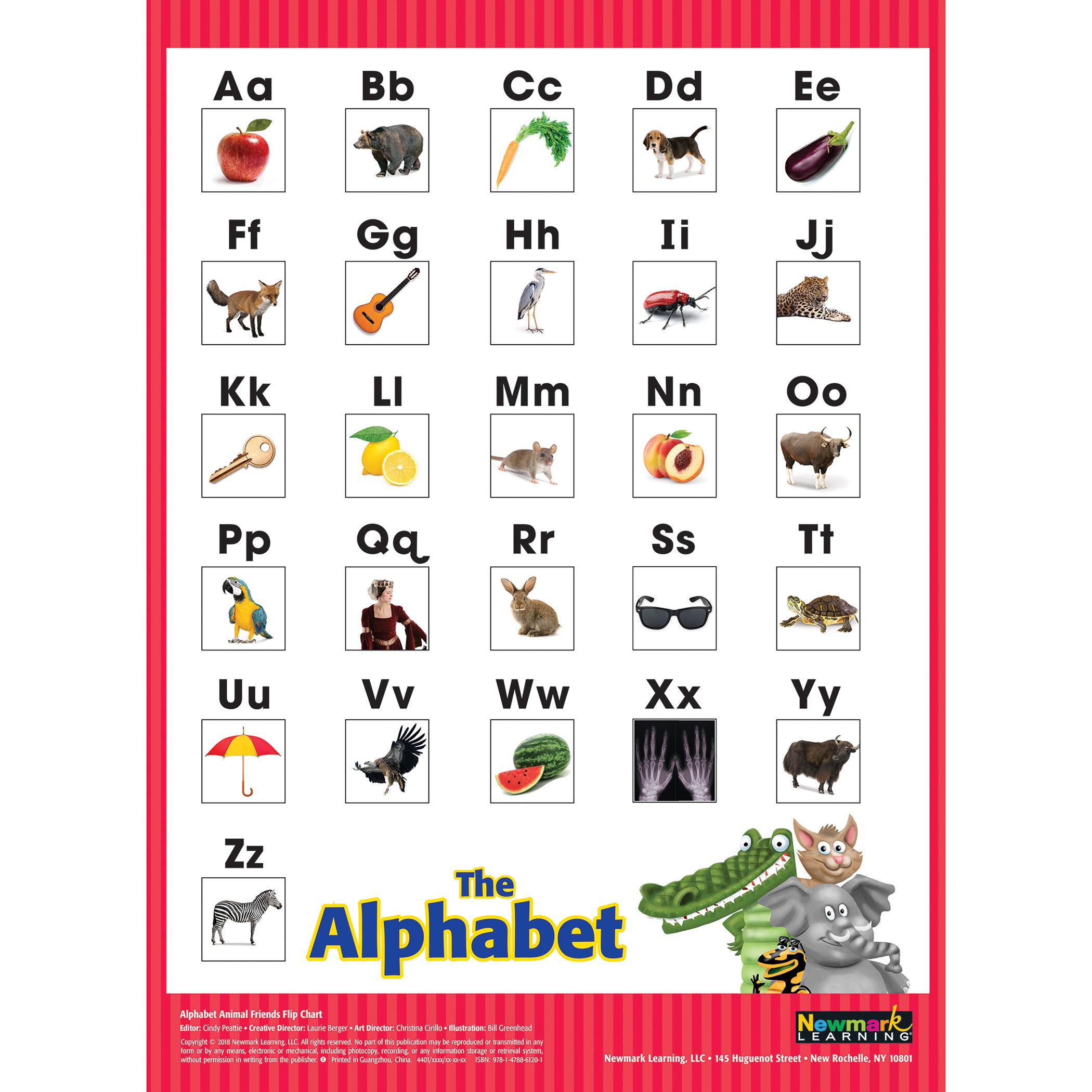 Alphabet Animal Friends Flip Chart - A1 School Supplies