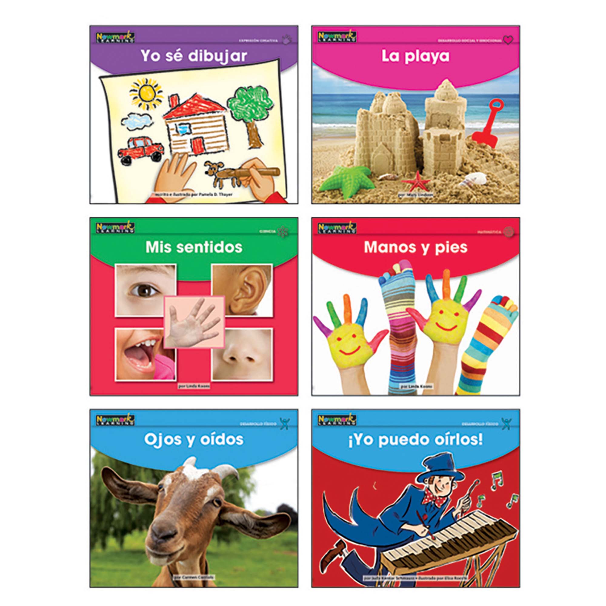 Early Rising Readers My Five Senses Theme Set, Spanish