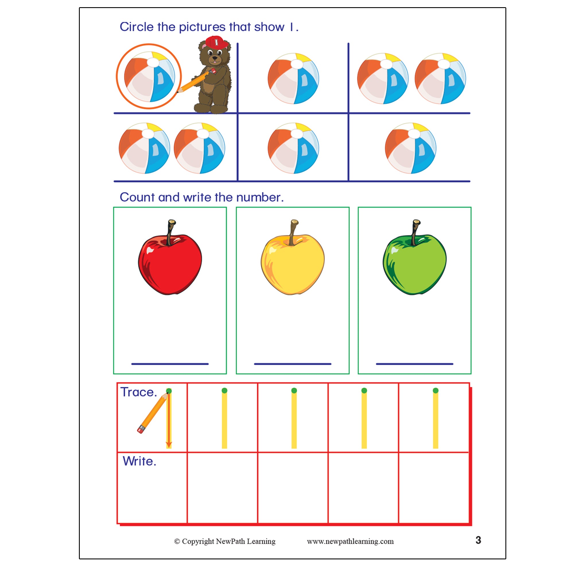 Numbers 1-10 Student Activity Guide