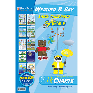 Early Childhood Science Readiness Flip Charts, Weather & Sky - A1 School Supplies