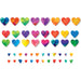 Watercolor Hearts Accents, 48 Per Pack, 6 Packs - A1 School Supplies