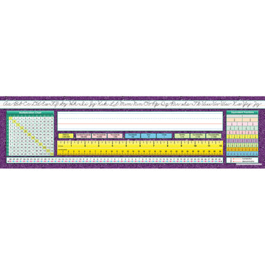 Traditional Cursive Intermediate Desk Plates, 19" x 5", 36 Per Pack, 3 Packs - A1 School Supplies