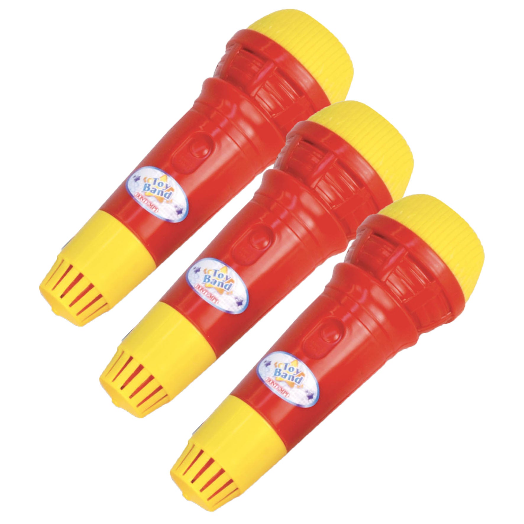 Toy Band Play Echo Microphone, Pack of 3