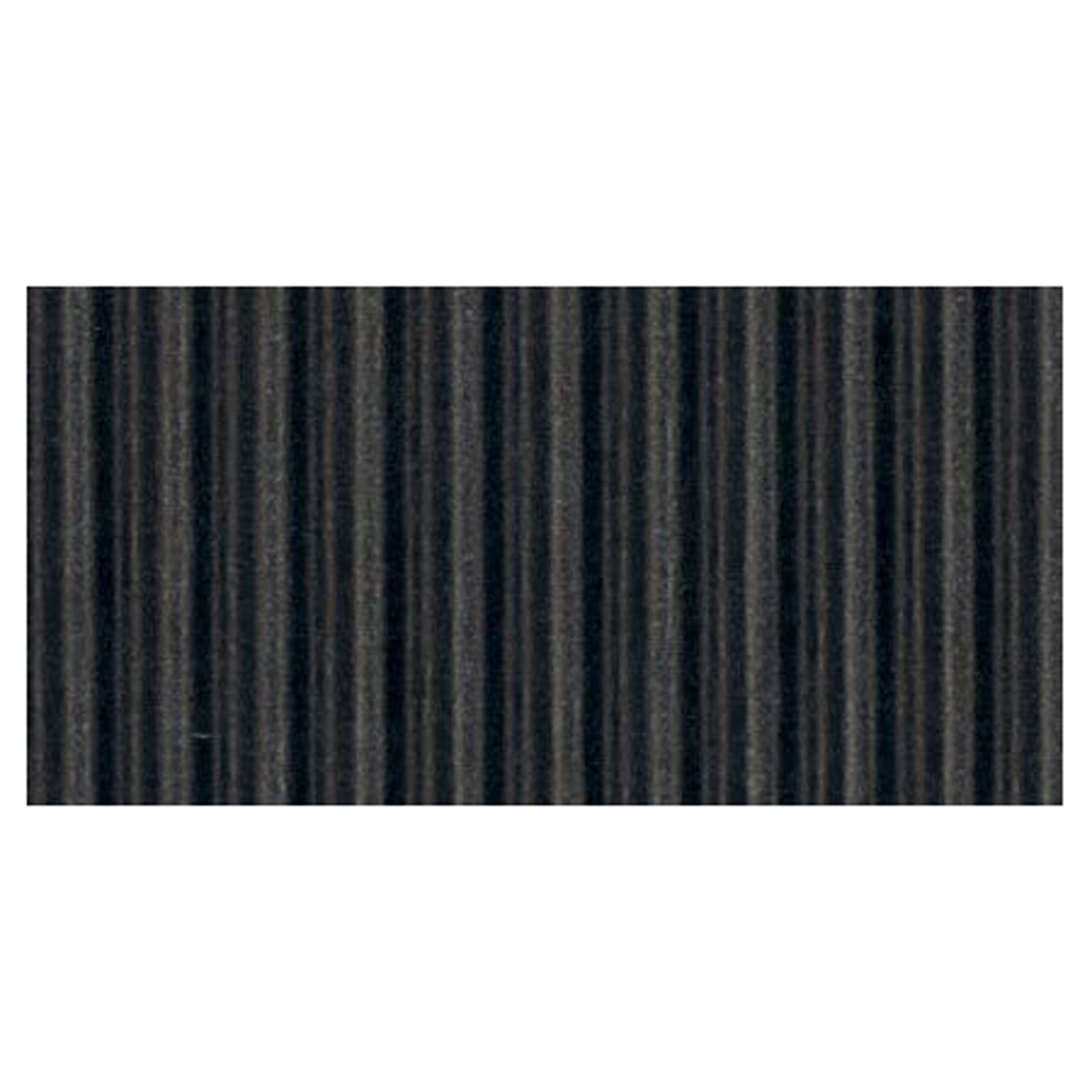 Corrugated Paper, Black, 48" x 25', 1 Roll