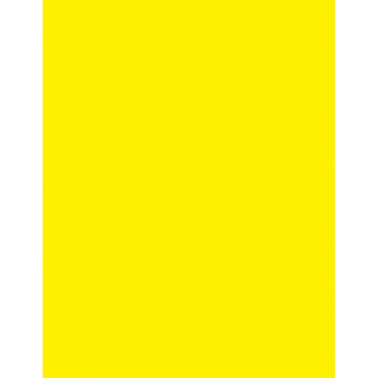 Card Stock, Lemon Yellow, 8-1/2" x 11", 100 Sheets Per Pack, 2 Packs