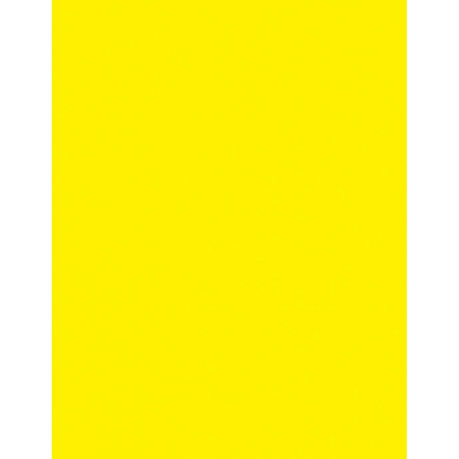 Card Stock, Lemon Yellow, 8-1/2" x 11", 100 Sheets