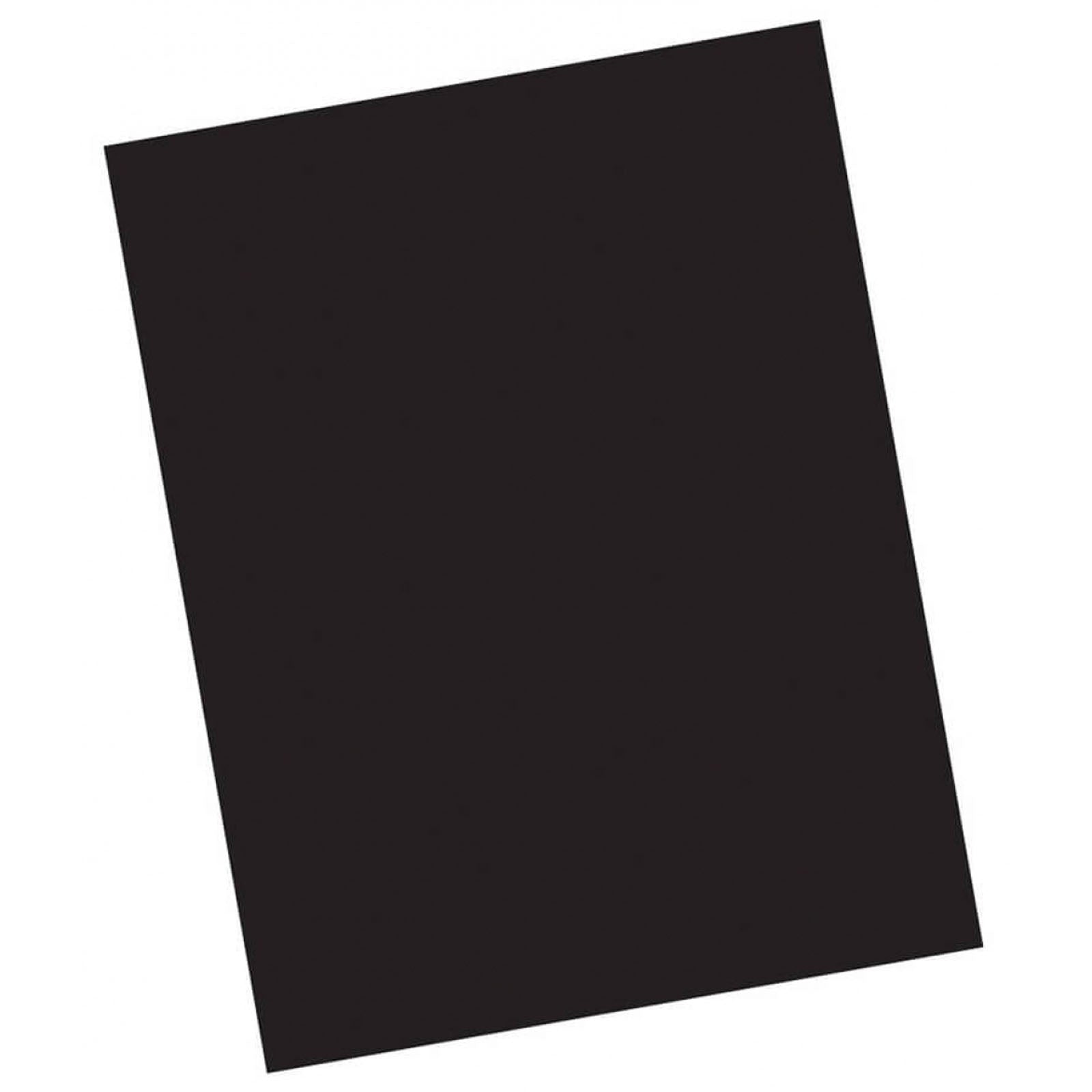 Card Stock, Classic Black, 8-1/2" x 11", 100 Sheets