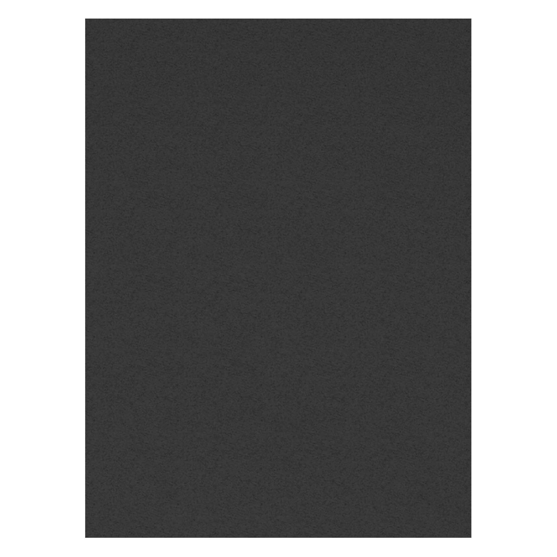 Construction Paper, Black, 9" x 12", 50 Sheets Per Pack, 5 Packs