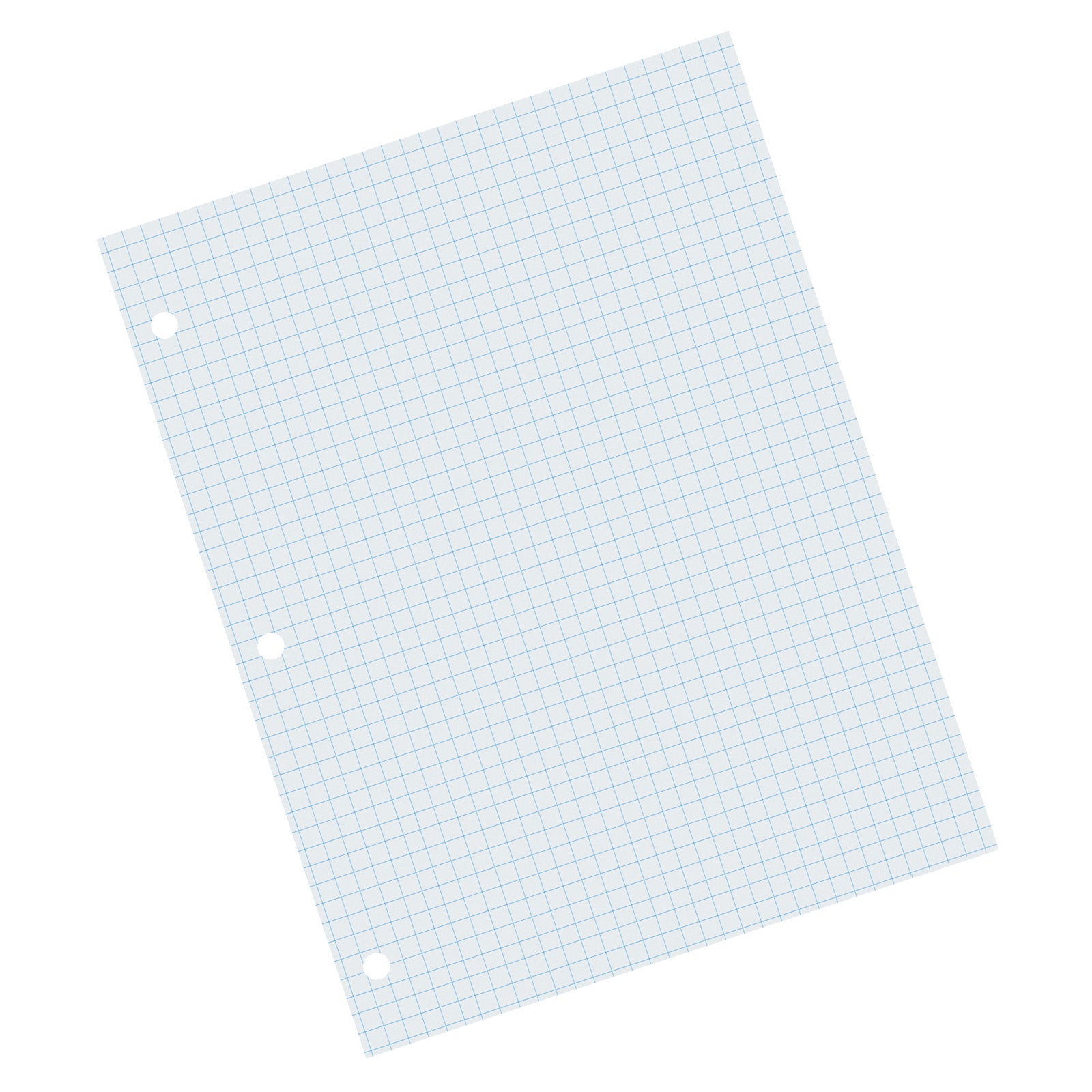 Graphing Paper, White, 2-sided, 1/4" Quadrille Ruled 8-1/2" x 11", 500 Sheets