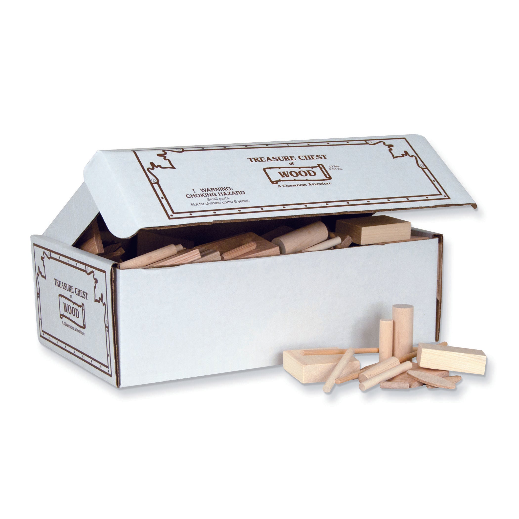 Treasure Chest of Wood, Assorted Shapes & Sizes, 10 lb.