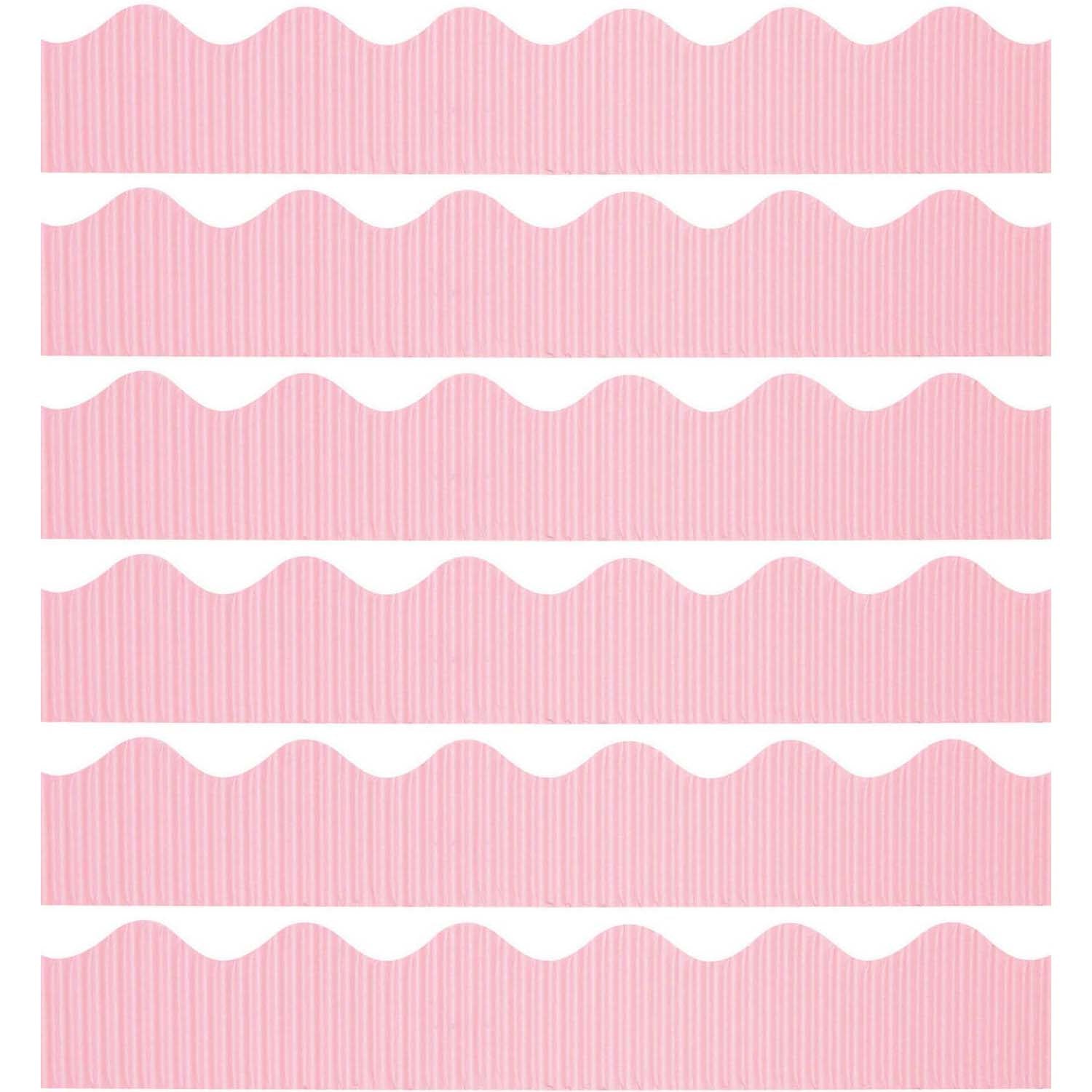 Decorative Border, Pink, 2-1/4" x 50', 6 Rolls
