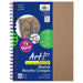 Create Your Own Cover Sketch Diary, Natural Chip Cover, 11" x 8-1/2", 50 Sheets, Pack of 3 - A1 School Supplies