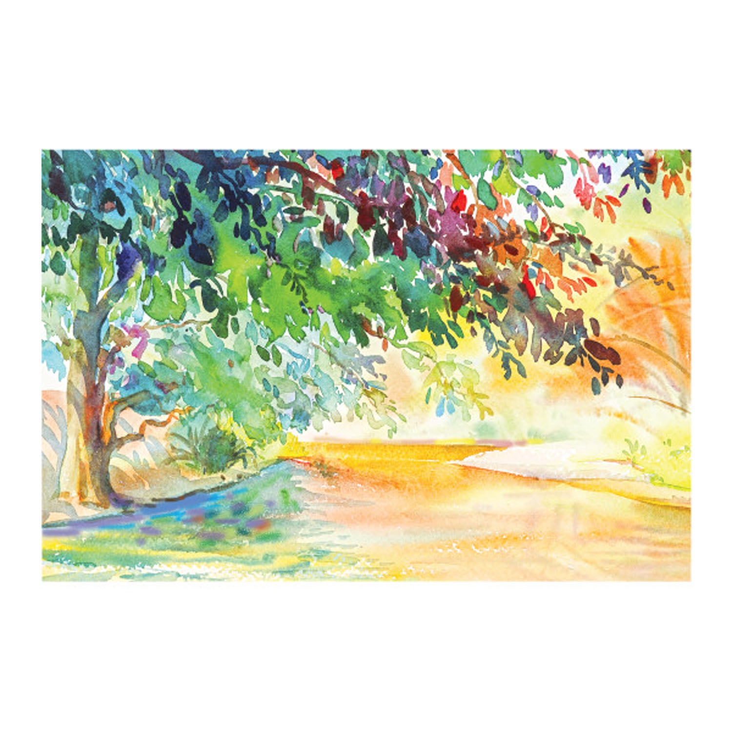 Watercolor Paper, White, 140 lb., 12" x 18", 50 Sheets