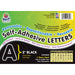 Self-Adhesive Letters, Black, Puffy Font, 2", 159 Characters Per Pack, 2 Packs - A1 School Supplies