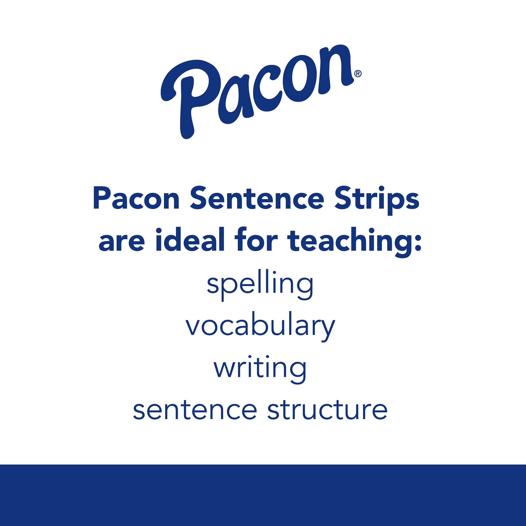 Dry Erase Sentence Strips, White, 1-1/2" X 3/4" Ruled, 3" x 24", 30 Per Pack, 3 Packs