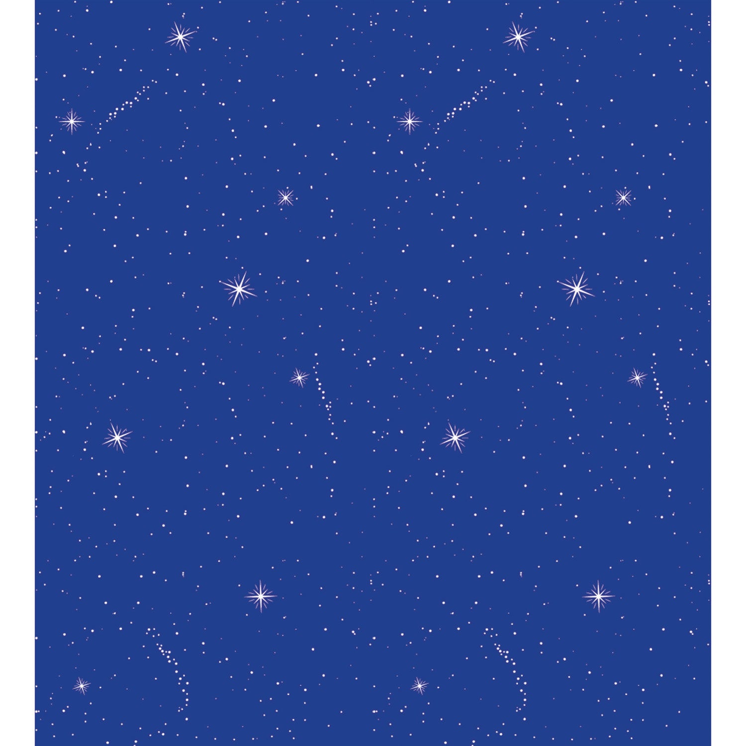 Bulletin Board Art Paper, Night Sky, 48" x 50', 1 Roll