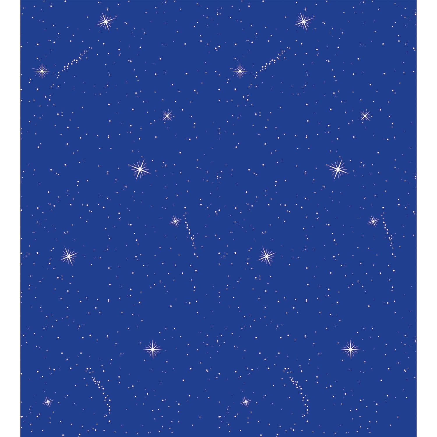 Bulletin Board Art Paper, Night Sky, 48" x 12', 4 Rolls