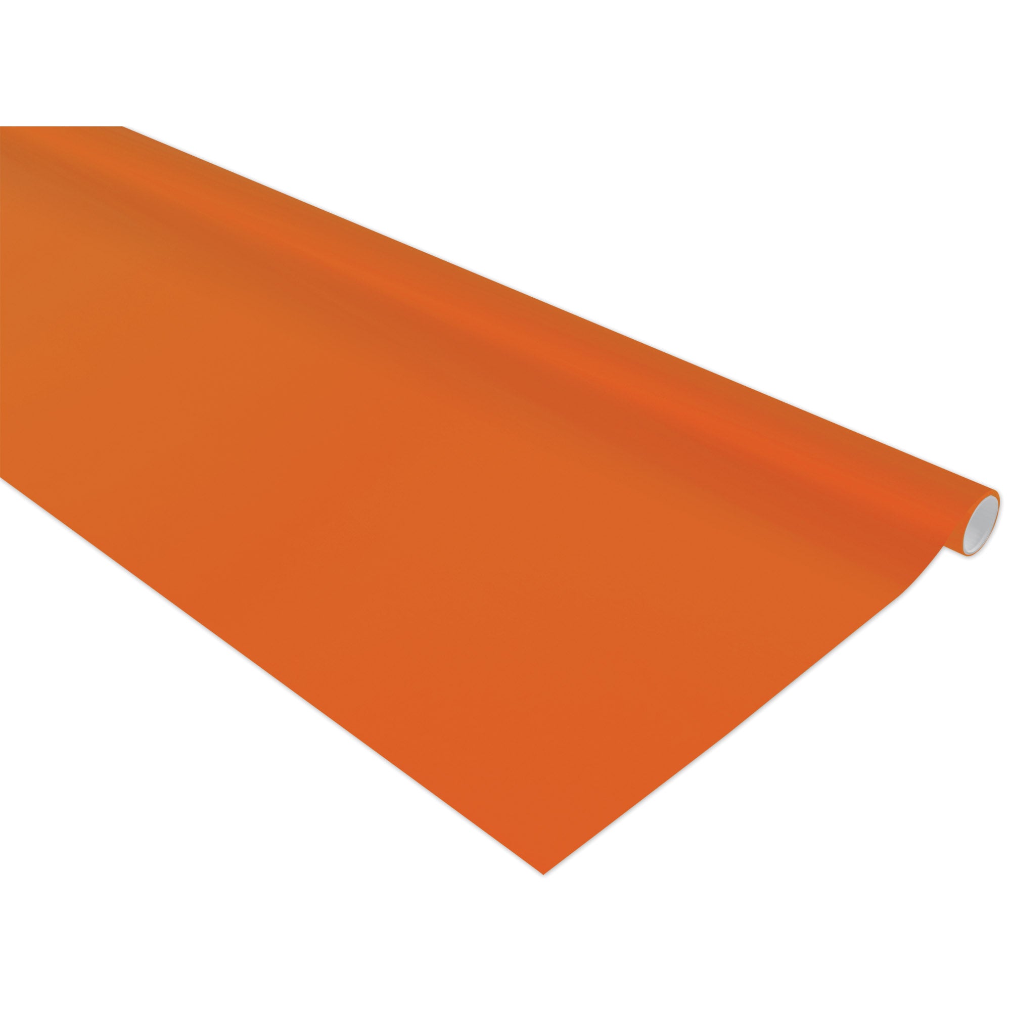 Bulletin Board Art Paper, Orange, 48" x 12', 4 Rolls