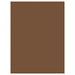 Construction Paper, Dark Brown, 9" x 12", 50 Sheets Per Pack, 10 Packs - A1 School Supplies