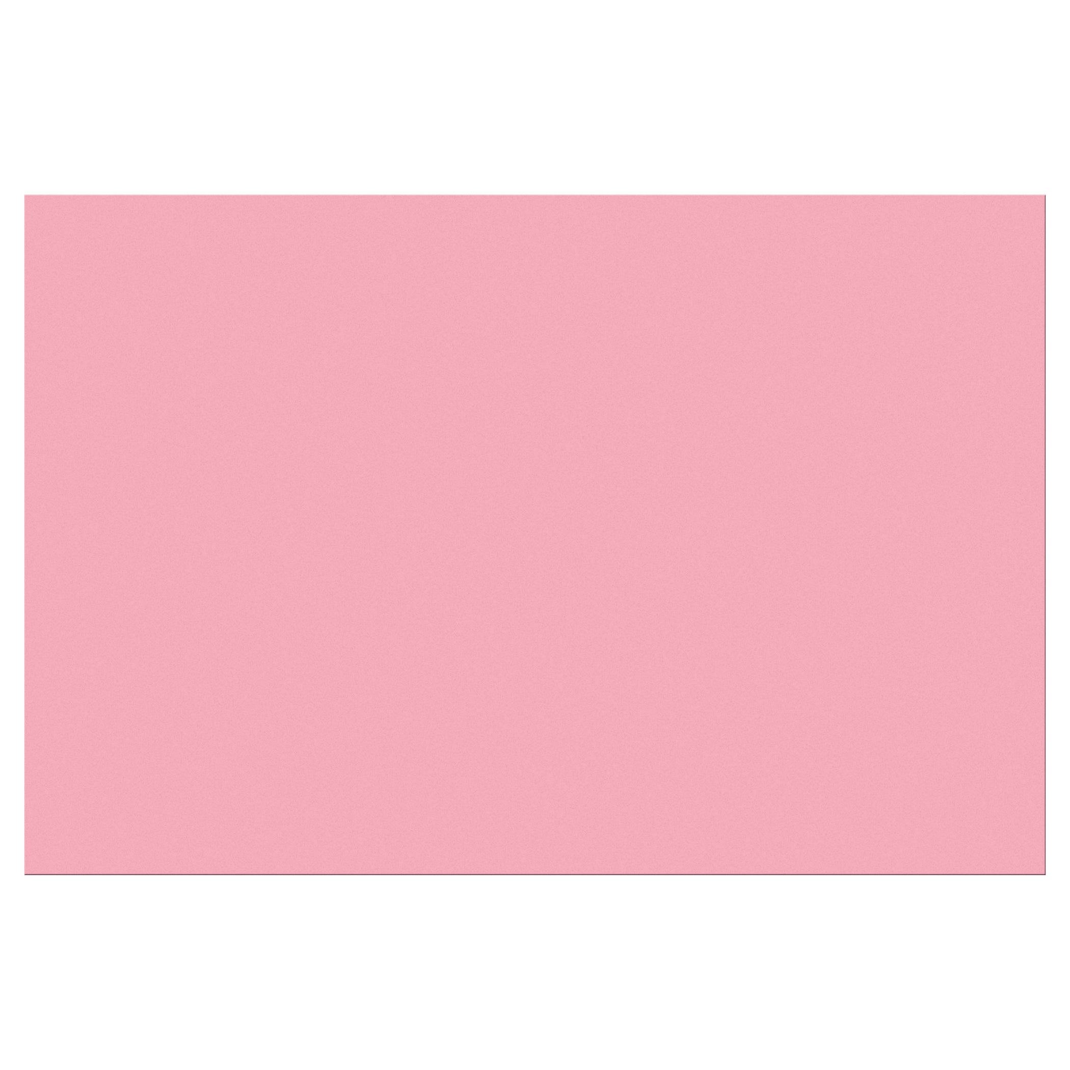 Construction Paper, Pink, 12" x 18", 50 Sheets Per Pack, 5 Packs