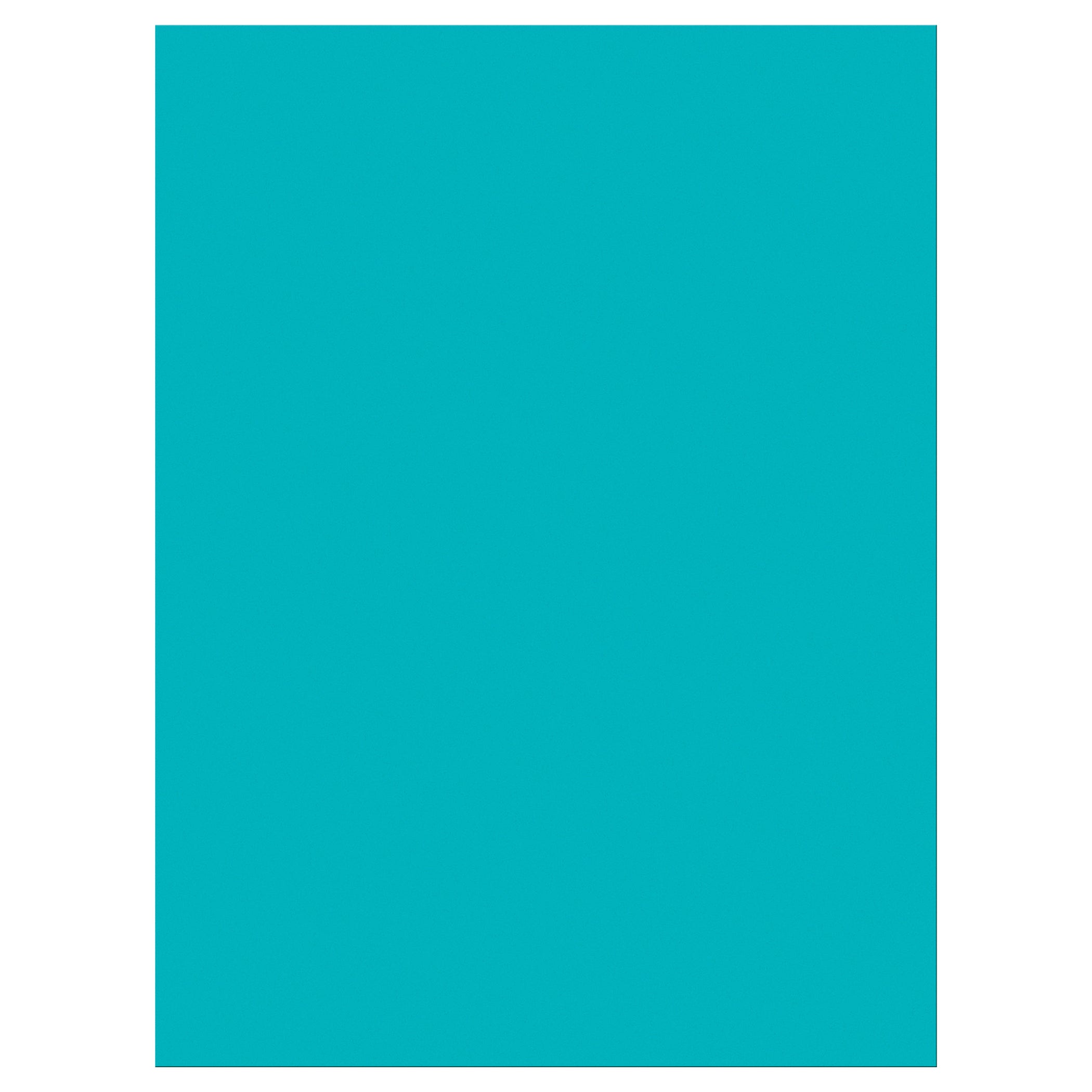 Construction Paper, Turquoise, 9" x 12", 50 Sheets Per Pack, 10 Packs