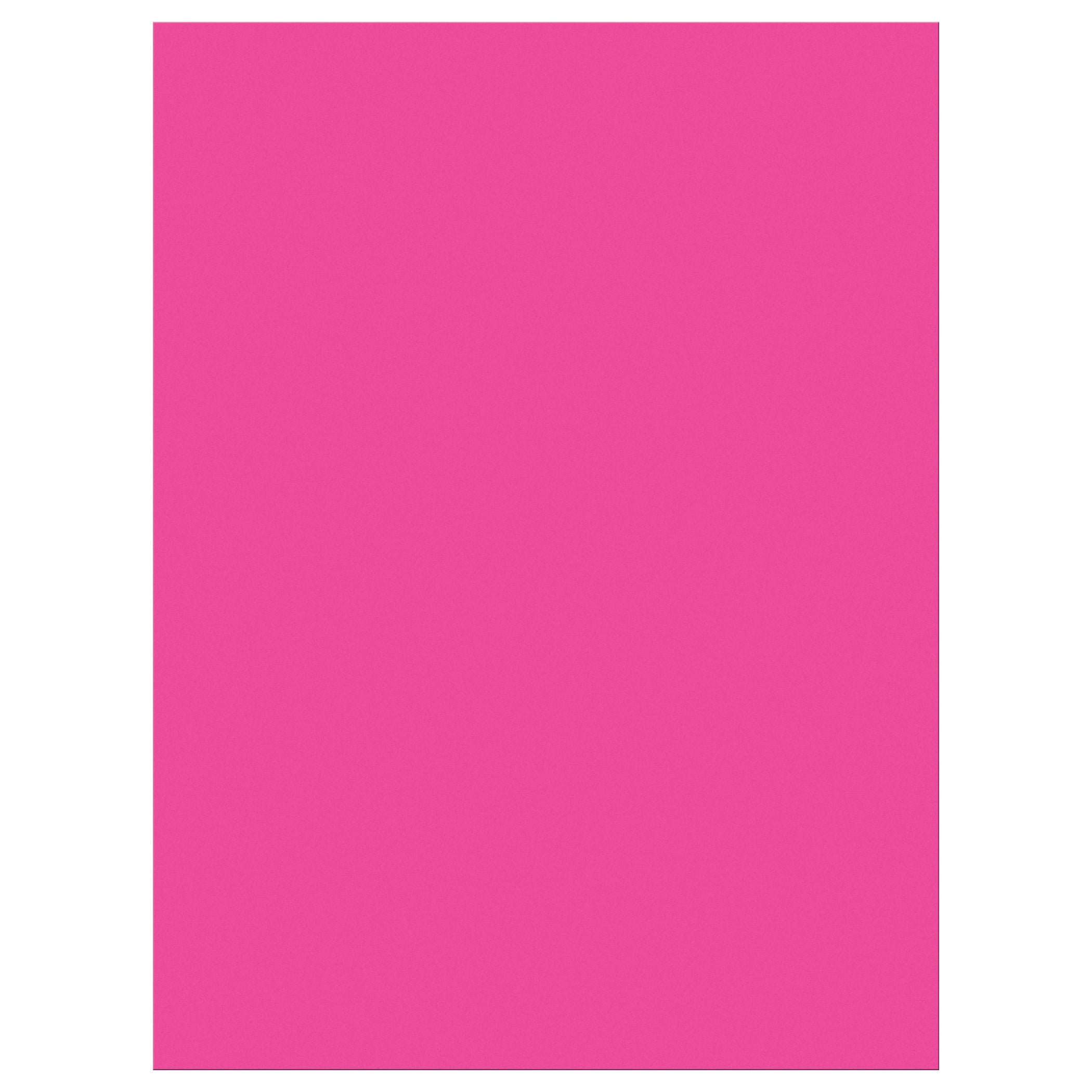 Construction Paper, Hot Pink, 9" x 12", 50 Sheets Per Pack, 10 Packs