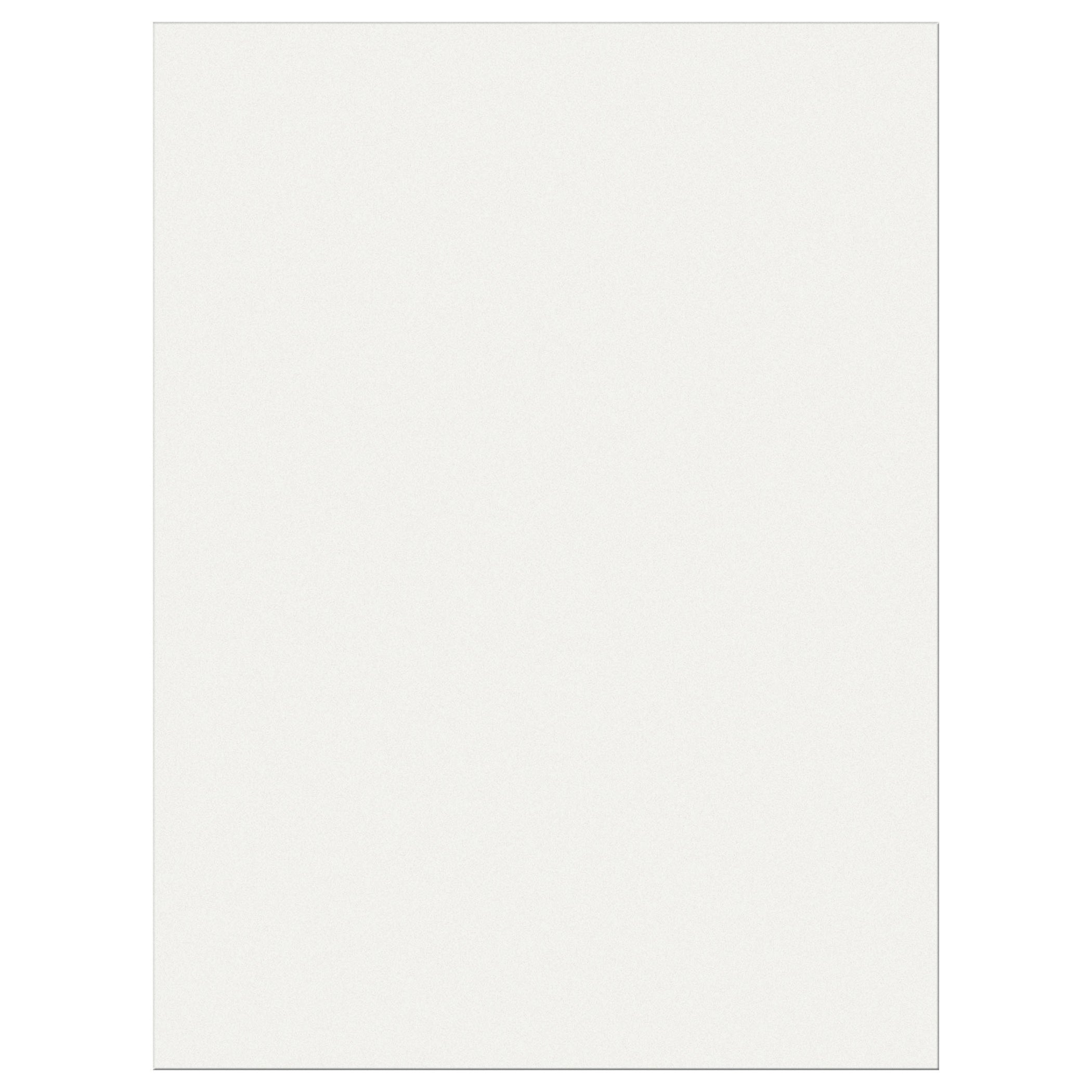 Construction Paper, White, 9" x 12", 50 Sheets Per Pack, 10 Packs