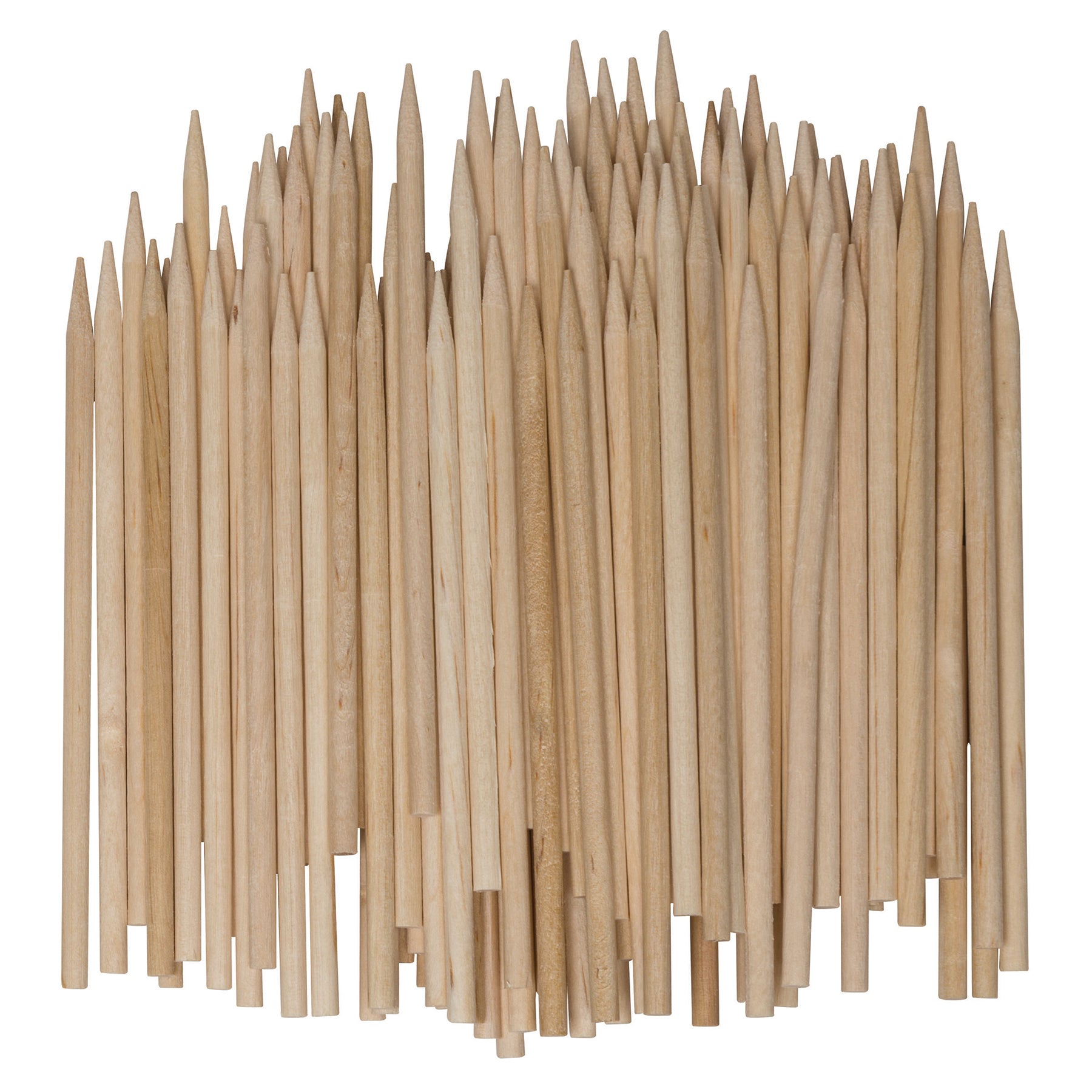 Wood Sticks ,4.5", Natural, 100 Sticks Per Pack, 6 Packs