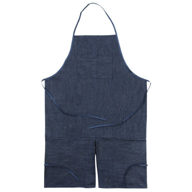 Adult Apron, Dark Blue Denim, 41" x 27-1/2", Pack of 2 - A1 School Supplies