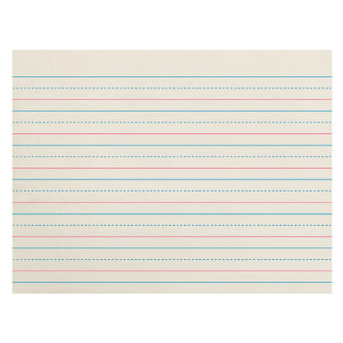 Newsprint Handwriting Paper, Dotted Midline, Grade K, 3/4" x 3/8" x 3/8" Ruled Long, 10-1/2" x 8", 500 Sheets Per Pack, 3 Packs - A1 School Supplies