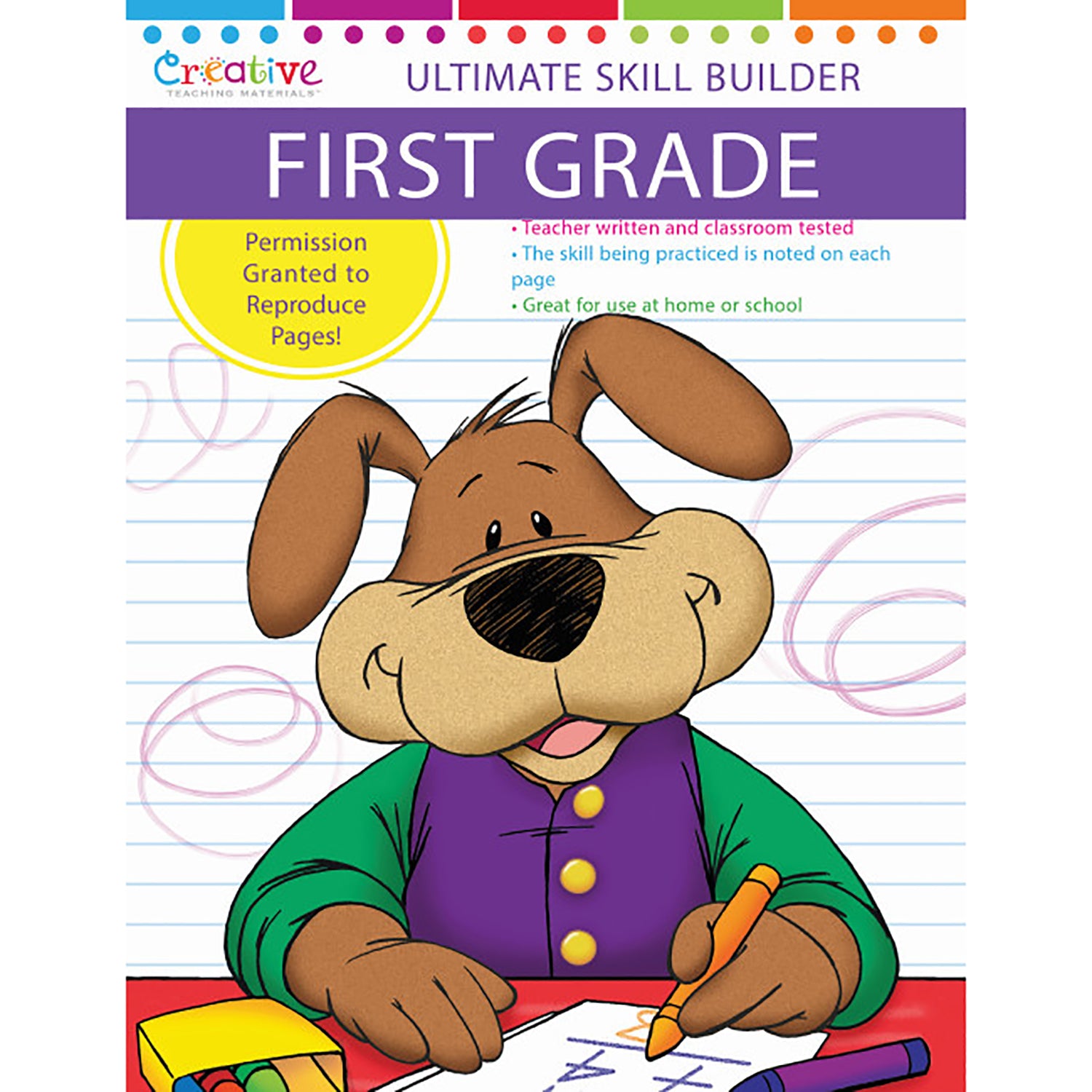 First Grade Skills Workbook & Flashcard Bundle