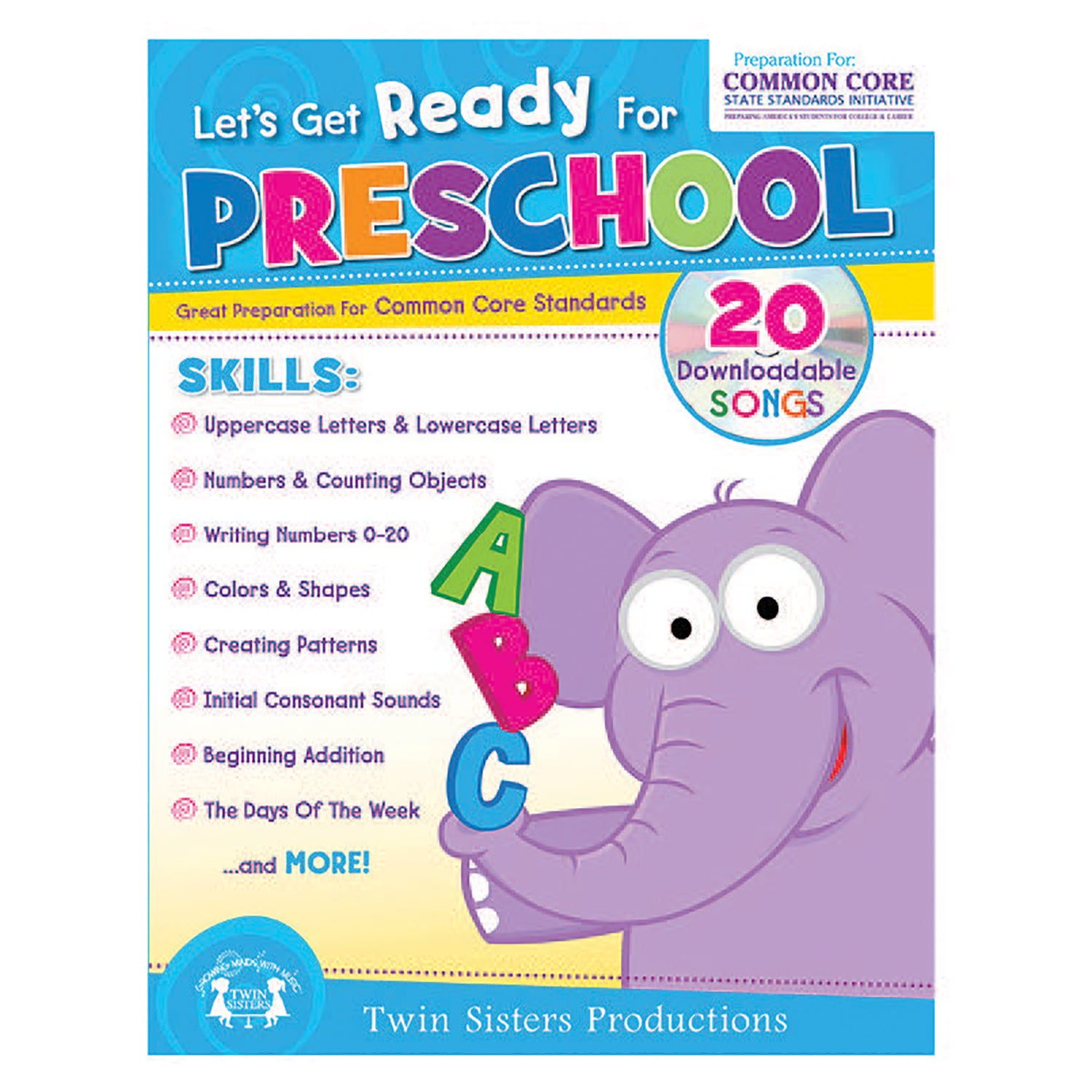 Preschool-Kindergarten Workbook Bundle, Set of 5